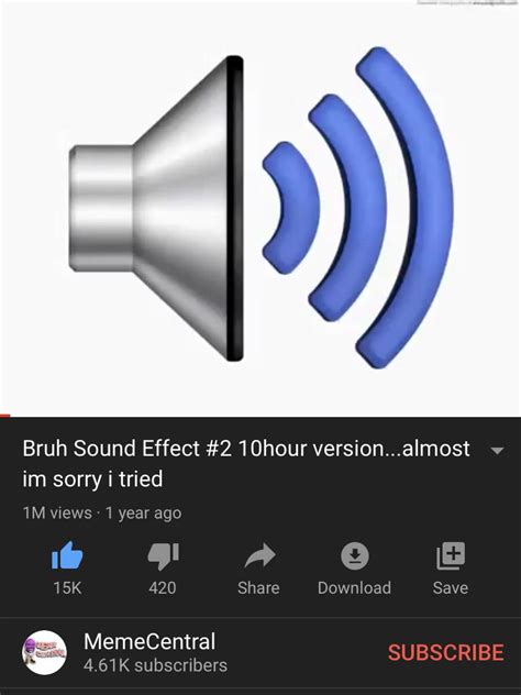 bruh sound 10 hours